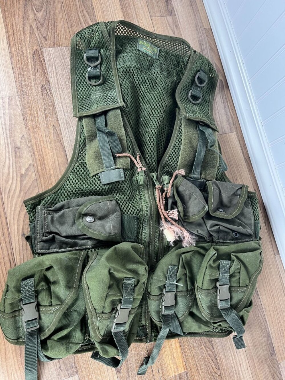 Old School Arktis Woodland Camo Ops Assault Combat Vest